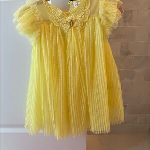 Yellow Ruffled Baby Dress